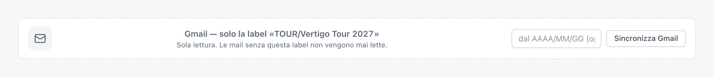 Gmail collegato